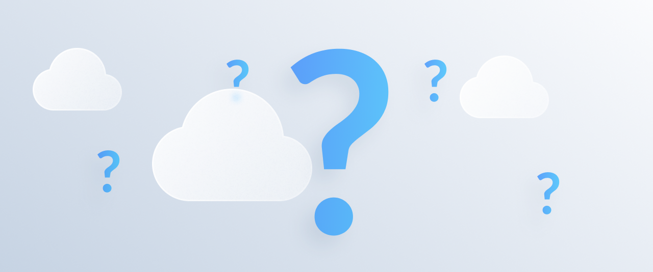 pytajniki pytajniki na tle chmur